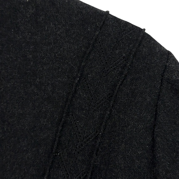 Chicos Womens Wool Blend Jacket Size 2 (M) Embroidered Autumn Office Corporate - Picture 7 of 10